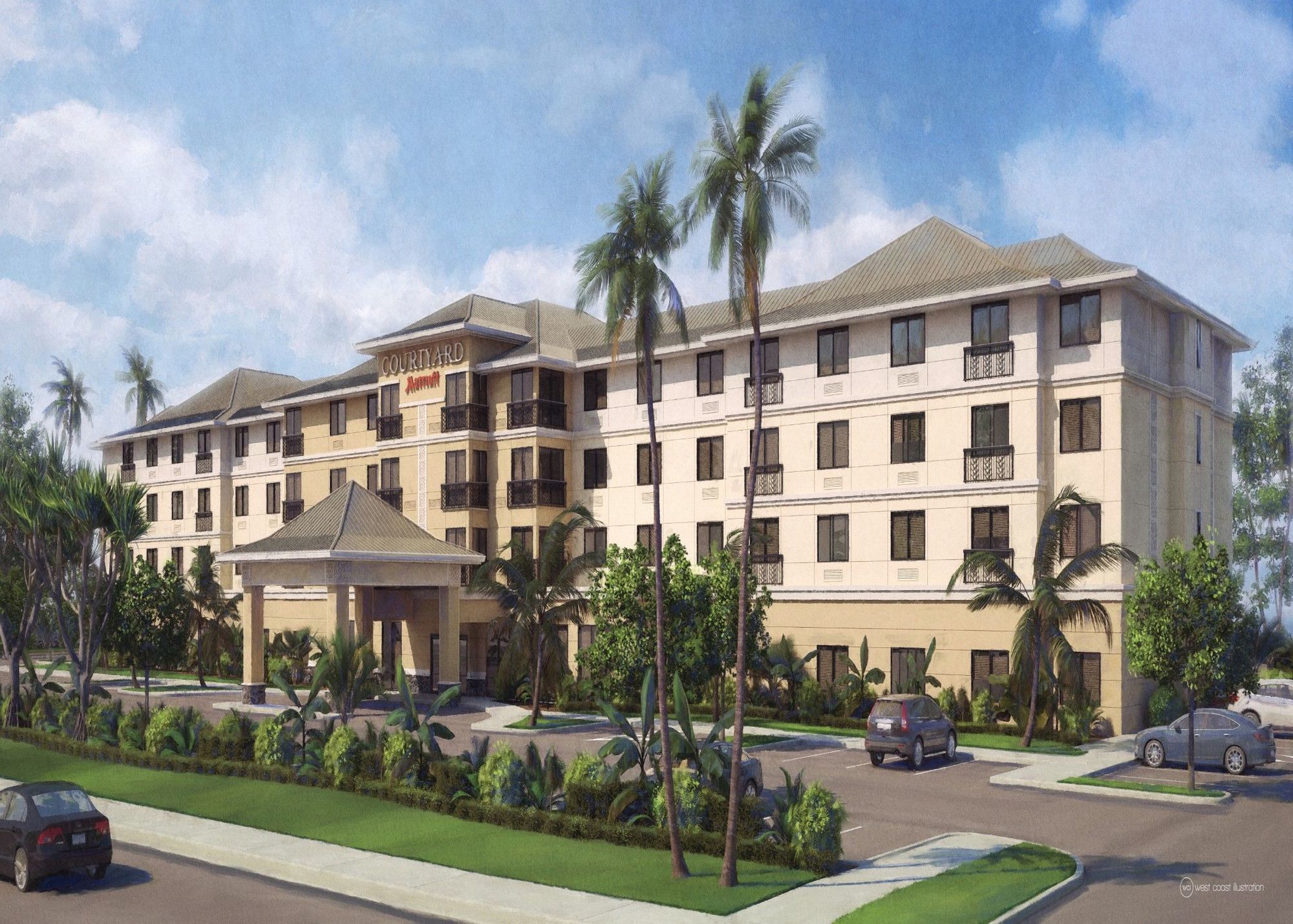Courtyard By Marriott Maui Kahului Airport Hotel Bagian luar foto